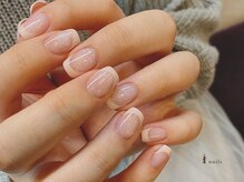 アイネイルズ 渋谷店(I nails)/マグネットフレンチ¥9980[渋谷]