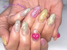 アン ジョーヌドラゴ/【自爪ネイル】クリアラメネイル