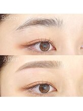ミラ 渋谷(Eyebrow salon Mira)/平行眉/担当/Saika