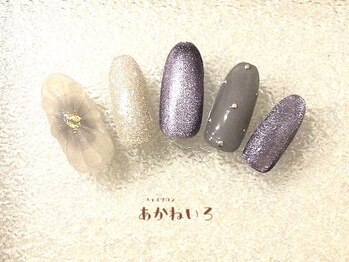 ネイルサロン あかねいろ/ぷっくりフラワー マグネット