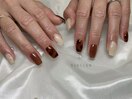 autumn nuance nail