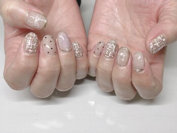 ペルシャ(Persian)/ツイードネイル【担当/石井】