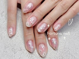 春桜&手書きフラワーネイル