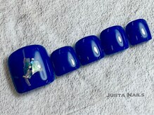 ジャスタネイルズ(JUSTA NAILS)/定額デザイン シンプル　フット