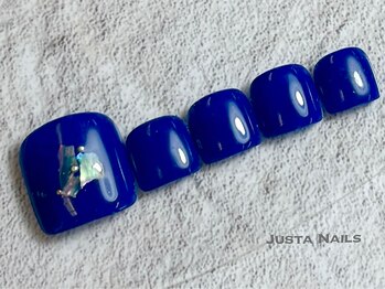 ジャスタネイルズ(JUSTA NAILS)/定額デザイン シンプル　フット