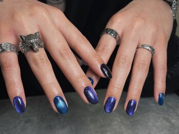 オムネイル 渋谷(HOMME NAIL)/マグネットネイル ¥7.100