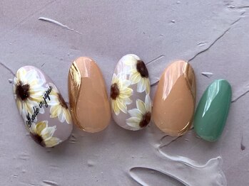 ラテネイル(Latte Nail)/Flower Design