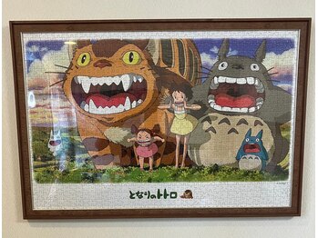 ながっち鍼灸治療院/店内には色んなキャラクターが♪