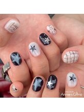 ネイルサロン アニーアンドジーノ(NAIL SALON Annie&Gino)/《落書き星ネイル》