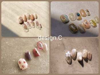 シルニー リム(Silny rim)/アシンメトリーニュアンスネイル