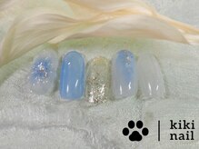 キキネイル たまプラーザ店(kikinail)/3.4月定額B/お花ネイル