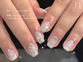 定額A/ホワイトドットデザイン