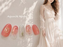 【押し花ネイル】