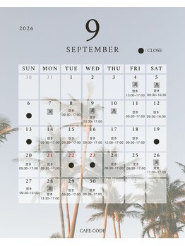 アイビーエス(ibs)/2026年9月営業日