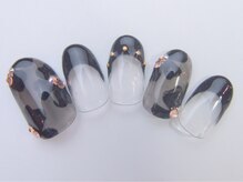 ネイルサロン ドレリッチ 大宮店(drerich)/【6990】シースルーフラワー