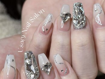 ウサギネイル 新大久保店(usagi nail)/キラキラネイル