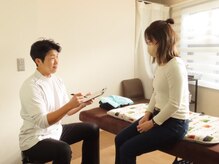 トータルケア鍼灸院の雰囲気（お客様と真摯に向合い丁寧なカウンセリングを行います♪）