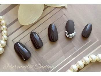 ピュアネイルアンドオンディーヌ/定額シンプルデザイン