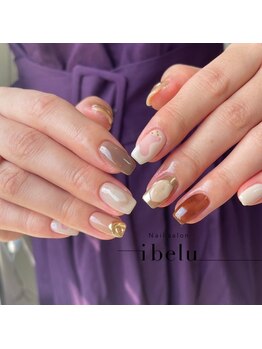イベル 神戸三宮店(ibelu)/ニュアンスネイル