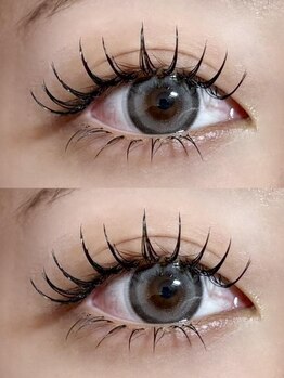 サンクリュクス 名駅店(CINQ LUXE)の写真/《下まつげエクステも対応可能◎》ぱっちりボリュームには上下エクステがおすすめ♪可愛い目元で女子力UP！