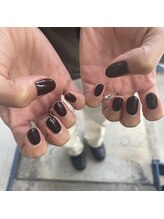 アンジー 辻堂店(Angie)/冬ネイル/ワンカラー/ブラウン