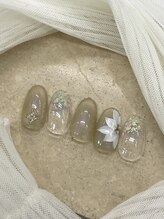 リノア(LINOA)/春のフラワーネイル