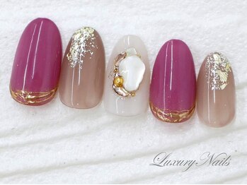 ラグジュアリー ネイルズ(Luxury Nails)/カジュアル◇シェルNail