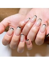 シーズネイル 那覇店(She's nail)/スキニーフレンチ☆お客様ネイル