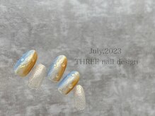 スリー(THREE)/July 2023/nail design