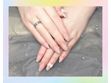 トレンドネイルスタジオ(Trend Nail Studio)/大人しいベイビーブーマーネイル