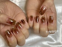 ティンバーネイルアンドアイラッシュ(Timber)/秋ネイル