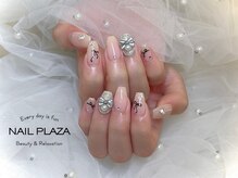 ネイルプラザ 河原町OPA店(NAIL PLAZA)/リボンネイル