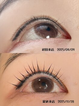 ラナン(RANUN)/【まつ毛を太くするパーマ】