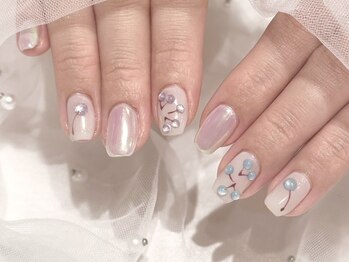 ネイルクイック 大宮西口店/Aurora×Cherry♪