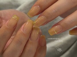 バブルホロ×イエロー