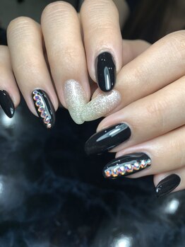 レディグリッター(Lady glitter)/ブラック+キラキラ