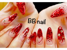 ビービーネイル(BB)/ハートフレンチ