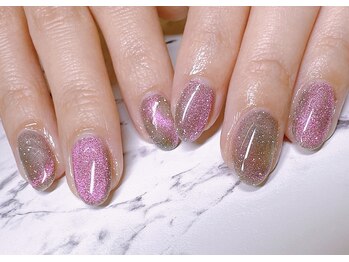 アルーシェ 平井(Alushe)/グレー×ピンクマグ×フラッシュ