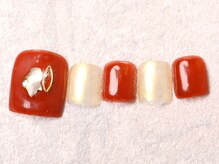 ジュノネイル(juno nail)/レッドブラウンシェル