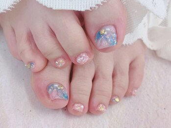 ネイルサロン ジェイ(Nail Salon J)/シェルネイル人魚尾ネイル
