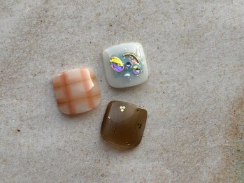 ハローネイル(Hello! Nail)/フット親指デザイン