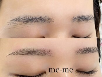 メーメ(me-me)/眉Waxスタイリング