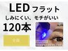 【LEDマツエク】フラットラッシュ120本