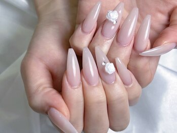 ケー 渋谷店(K)/【スカルプ】ヌーディー×ローズ