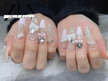 ゼン ネイル デザイン 池袋(ZEN NAIL DESIGN)/* 長 さだしやり放題×つけ放題