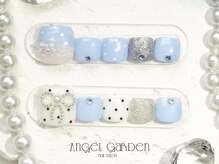 エンジェルガーデン 青山店(Angelgarden)/ブルードットフットネイル