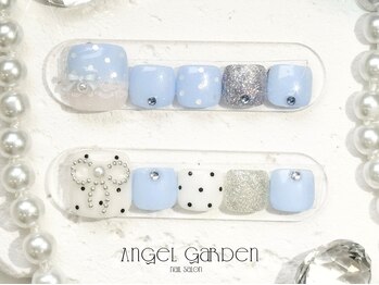 エンジェルガーデン 青山店(Angelgarden)/ブルードットフットネイル