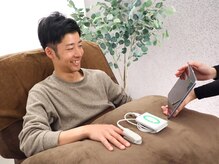 リブート 南堀江(RE+BOOT)の雰囲気（専用機器で施術前に測定し、変化を数値で確認できます！）