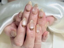 リノネイル(Lino Nail)/大人ニュアンス/オフィスネイル