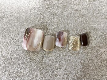 キキネイル たまプラーザ店(kikinail)/フット定額デザイン追加